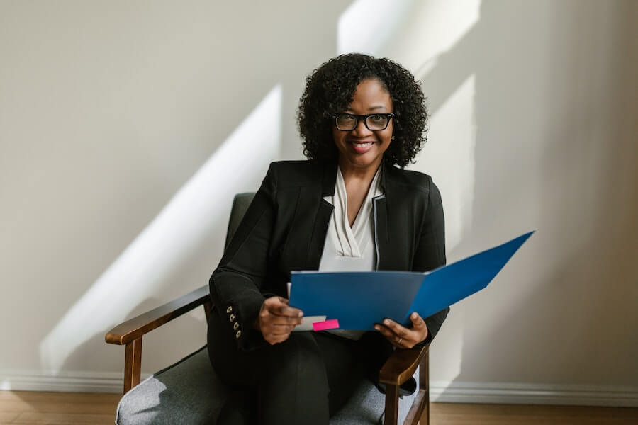 female psychologist providing counselling