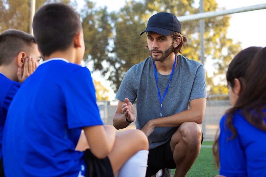 sports agent giving advice